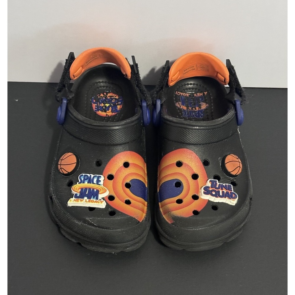 Crocs x Space Jam‎ 2 Tune Squad Classic All-Terrain Clog Black Size J11 11c US